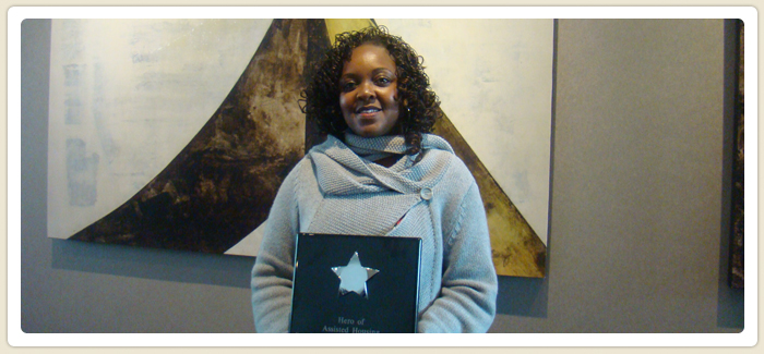 <span>“Hero of Assisted Housing”</span><br>2011 Excellence Award – Khadija A. Basir, San Diego Housing Commissioner accepted her award at the National Association of Housing and Redevelopment Official's Spring Conference in San Francisco. 06.21.11