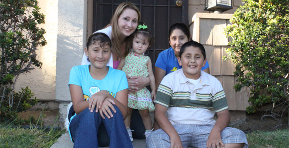 <span>Helping Families Move Ahead</span><br>Single mom with her family is taking advantage of the Family Self Sufficiency and Aspire programs offered at SDHC's Achievement Academy.