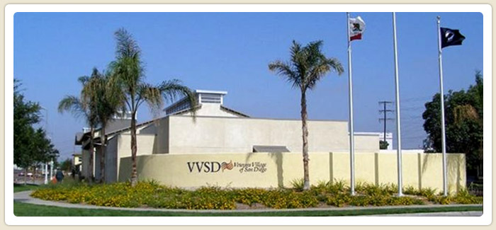 <span>Veterans Village</span><br>Veterans Village of San Diego is a transitional housing facility for homeless veterans.  The San Diego  Housing Commission provided funding for this project.
