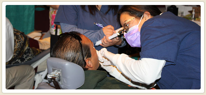 <span>Dental Screenings for the New Year</span><br>Dental screenings were provided by members of the San Diego County Dental Society and Family Health Centers of San Diego. Watch Video.