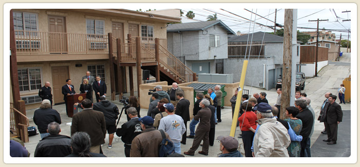 <span>Pathfinders </span><br>A North Park motel has been converted into residential apartments for 17 graduates of Pathfinders of San Diego’s “Shelter Plus Care” recovery program for homeless men.  The development project is a joint partnership with the San Diego Housing Commission and the San Diego Redevelopment Agency.